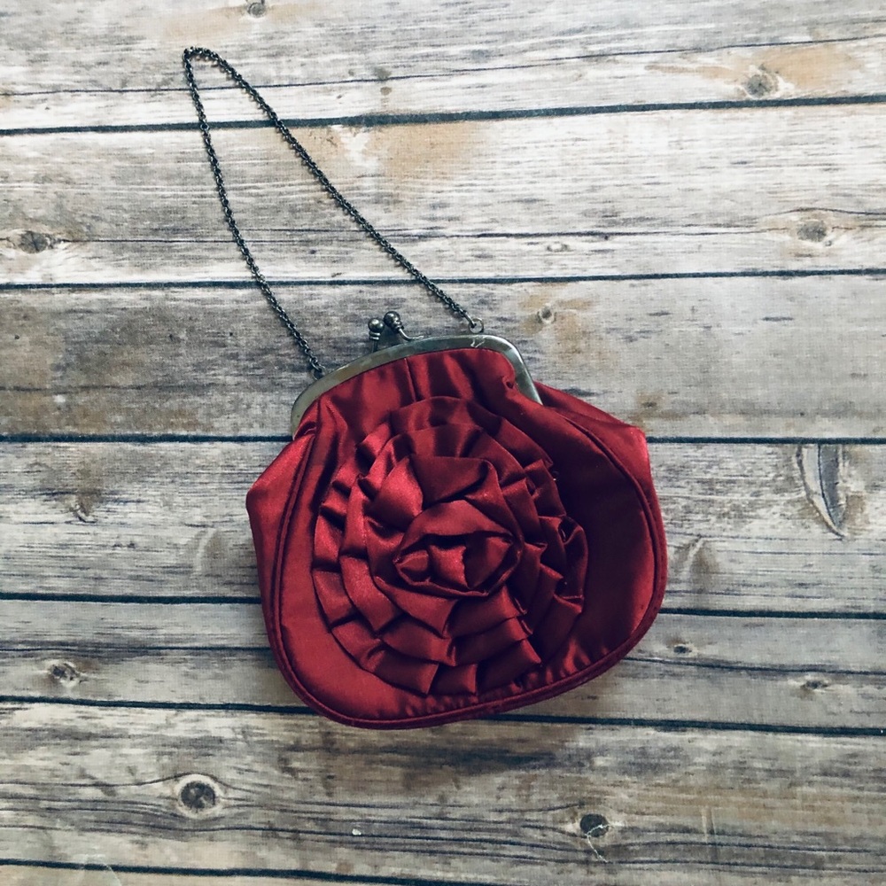 Girls little bag with pretty rose!